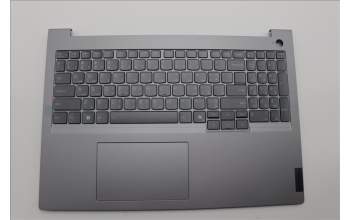 Lenovo 5CB1P31102 C-Cover with keyboard, Arabic, Arctic Grey, Backlight, US
