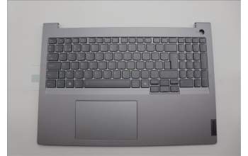 Lenovo 5CB1P31103 C-Cover with keyboard, Belgian, Arctic Grey, Backlight, UK