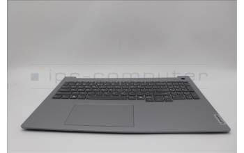 Lenovo 5CB1P31108 C-Cover with keyboard, US English Euro, Arctic Grey, Backlight, US