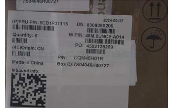 Lenovo 5CB1P31115 COVER Upper Case ASM_HUN W 21MW AG BL