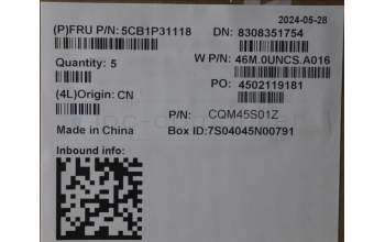 Lenovo 5CB1P31118 C-Cover with keyboard, Italian, Arctic Grey, Backlight, UK