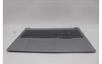 Lenovo 5CB1P31122 C-Cover with keyboard, Nordic, Arctic Grey, Backlight, UK