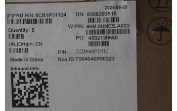 Lenovo 5CB1P31124 C-Cover with keyboard,Russian,Arctic Grey,Backlight