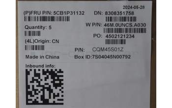 Lenovo 5CB1P31132 C-Cover with keyboard,Ukraine,Arctic Grey,Backlight