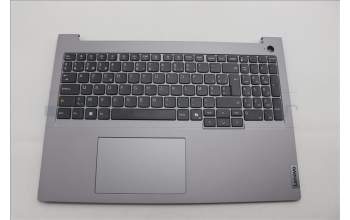 Lenovo 5CB1P31135 C-Cover with keyboard, Belgian, Arctic Grey, UK