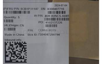 Lenovo 5CB1P31147 C-Cover with keyboard, Hungarian, Arctic Grey, UK