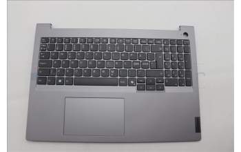 Lenovo 5CB1P31153 C-Cover with keyboard, Nordic, Arctic Grey