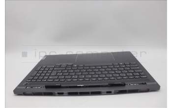 Lenovo 5CB1P31186 C-Cover with keyboard, French, Storm Grey, w/Screw, US