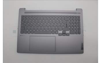 Lenovo 5CB1P31491 C-Cover with keyboard, Belgian, Arctic Grey, UK