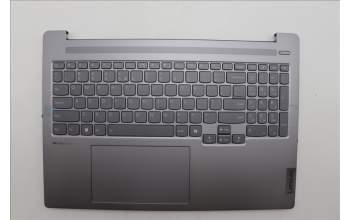 Lenovo 5CB1P31496 C-Cover with keyboard, US English Euro, Arctic Grey, US