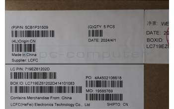 Lenovo 5CB1P31509 C-Cover with keyboard, Nordic, Arctic Grey, UK