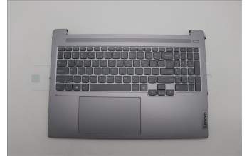 Lenovo 5CB1P31527 C-Cover with keyboard, US English Euro, Arctic Grey, US