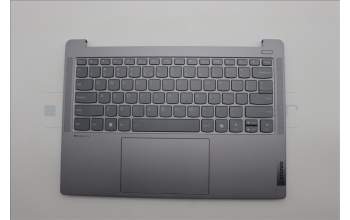 Lenovo 5CB1P31558 C-Cover with keyboard, US English Euro, Arctic Grey, US