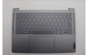 Lenovo 5CB1P31562 C-Cover with keyboard, German, Arctic Grey, UK