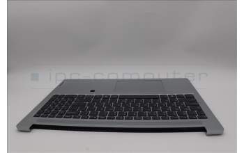 Lenovo 5CB1P33443 C-Cover with keyboard, US English Euro, Cloud Grey, Backlight, FingerPrint, US