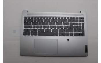 Lenovo 5CB1P33452 C-Cover with keyboard, Italian, Cloud Grey, Backlight, FingerPrint, UK