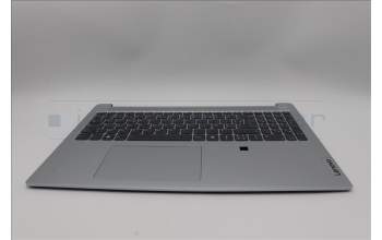 Lenovo 5CB1P33459 C-Cover with keyboard, French, Cloud Grey, Backlight, FingerPrint, US