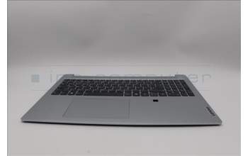 Lenovo 5CB1P33460 C-Cover with keyboard, German, Cloud Grey, Backlight, FingerPrint, UK