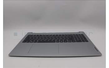 Lenovo 5CB1P33473 C-Cover with keyboard, Greek, Cloud Grey, Backlight, Non-FingerPrint, US