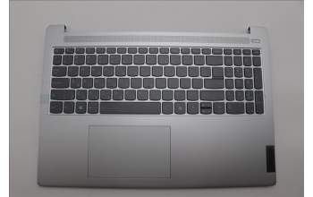 Lenovo 5CB1P33479 C-Cover with keyboard, Hebrew, Cloud Grey, Backlight, Non-FingerPrint, US