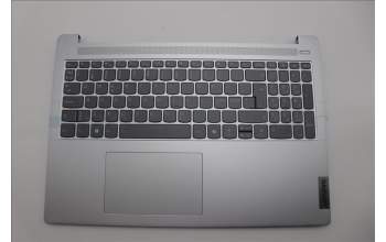 Lenovo 5CB1P33489 C-Cover with keyboard, Nordic, Cloud Grey, Backlight, Non-Fingerprint, UK