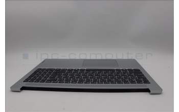 Lenovo 5CB1P33498 C-Cover with keyboard, Bulgarian, Cloud Grey, Backlight, Non-FingerPrint, UK