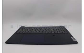 Lenovo 5CB1P33525 C-Cover with keyboard, Belgian, Abyss Blue, Backlight, FingerPrint, UK