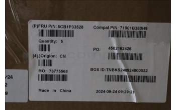 Lenovo 5CB1P33528 C-Cover with keyboard, Switzerland, Abyss Blue, Backlight, FingerPrint, UK