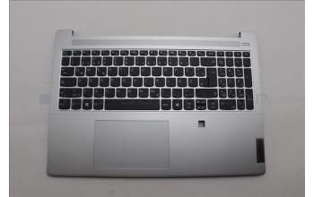Lenovo 5CB1P35970 C-Cover with keyboard, German, Cloud Grey, Non-Backlight, FingerPrint, UK