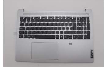 Lenovo 5CB1P35976 C-Cover with keyboard, Switzerland, Cloud Grey, Non-Backlight, FingerPrint, UK