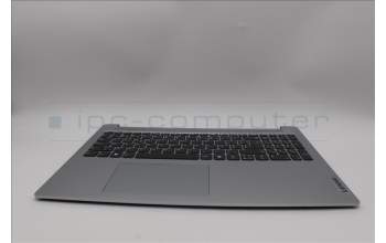 Lenovo 5CB1P41206 C-Cover with keyboard, Belgian, Cloud Grey, Non-Backlight, Non-FingerPrint, UK