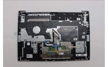 Lenovo 5CB1P48981 C-Cover with keyboard, Spanish, Cloud Grey, Backlight, FingerPrint, UK