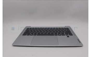 Lenovo 5CB1P48981 C-Cover with keyboard, Spanish, Cloud Grey, Backlight, FingerPrint, UK