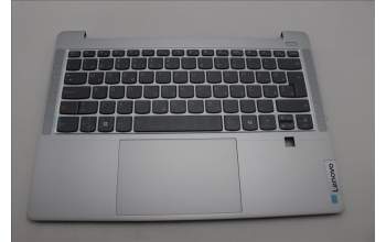 Lenovo 5CB1P48993 C-Cover with keyboard, Slovenian, Cloud Grey, Backlight, FingerPrint, UK