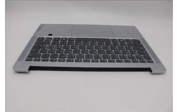 Lenovo 5CB1P48994 C-Cover with keyboard, Switzerland, Cloud Grey, Backlight, FingerPrint, UK