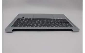 Lenovo 5CB1P48995 C-Cover with keyboard, Bulgarian, Cloud Grey, Backlight, FingerPrint, UK