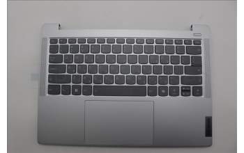 Lenovo 5CB1P49007 C-Cover with keyboard, Hebrew, Cloud Grey, Backlight, Non-Fingerprint, US