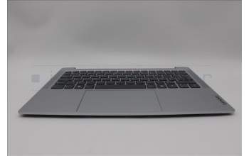 Lenovo 5CB1P49157 C-Cover with keyboard, Belgian, Cloud Grey, Backlight, Non-FingerPrint, UK