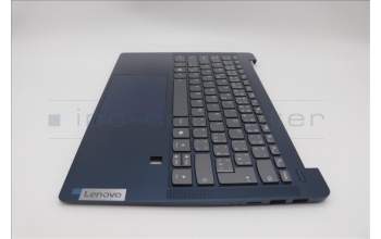 Lenovo 5CB1P49193 C-Cover with keyboard, Czech Slovakian, Abyss Blue, Backlight, Fingerprint, UK