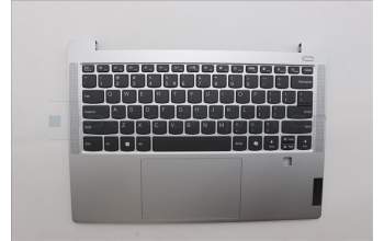 Lenovo 5CB1P49448 C-Cover with keyboard, US English Euro, Cloud Grey, Non_Backlight, FingerPrint