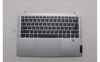 Lenovo 5CB1P49456 C-Cover with keyboard, UK English, Cloud Grey, Non-Backlight, FingerPrint, UK
