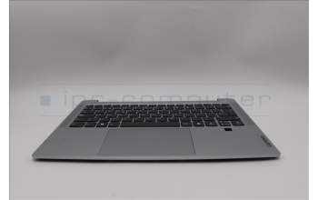 Lenovo 5CB1P49458 C-Cover with keyboard, Spanish, Cloud Grey, Non_Backlight, FingerPrint