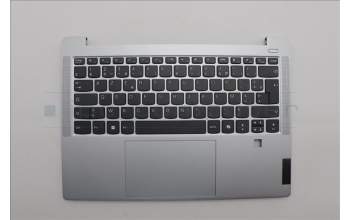 Lenovo 5CB1P49464 C-Cover with keyboard, French, Cloud Grey, Non_Backlight, FingerPrint