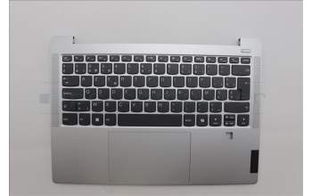 Lenovo 5CB1P49468 C-Cover with keyboard, Belgian, Cloud Grey, Non-Backlight, FingerPrint, UK