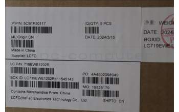 Lenovo 5CB1P50117 C-Cover with keyboard, Belgian, Grey, RGB Backlight, UK