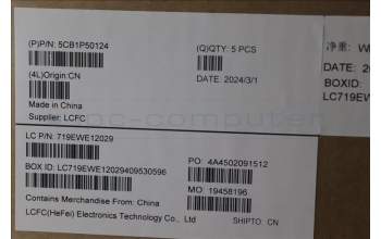 Lenovo 5CB1P50124 COVER Upper Case ASM_UKE L83DF GY RGB