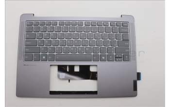 Lenovo 5CB1P50148 C-Cover with keyboard, Arabic, Luna Grey, Non-FingerPrint, US