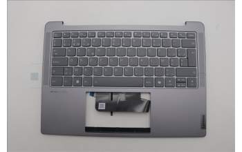 Lenovo 5CB1P50149 C-Cover with keyboard, Belgian, Luna Grey, Non-FingerPrint, UK