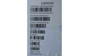Lenovo 5CB1P50192 COVER Upper Case ASM HUN H83E2 TT PST