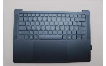 Lenovo 5CB1P50208 C-Abdeckung mit Tastatur, Ukraine, Aquamarinblau, Puresight-Logo